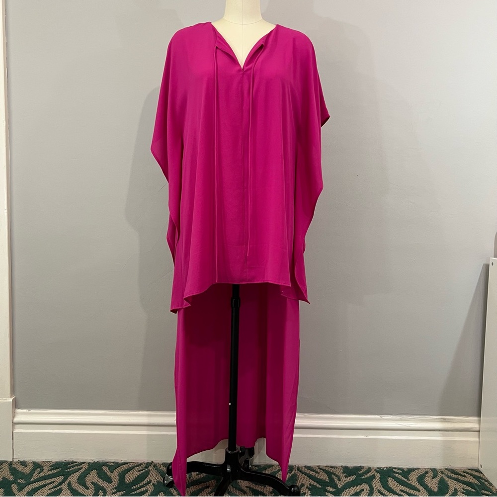 VICI Alpha + Omega magenta high low dress | medium